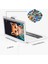 Design Sliver Business Card Holder, Metal Stainless Steel Name Wallet Credit Case For Men &amp; Women-Wolf (Fox Baby) (Yurt Dışından) 4