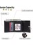 Kadın Cüzdan Deri Yaprak Kolye Kartlık Fermuarlı Cep Telefonu Clutch, A-Siyah, Orta, Rfid Cüzdan (Açık Mavi) (Yurt Dışından) 3