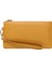 Women's Wallet Rfıd Blocking Leather Zip Wallet Clutch Wrist Strap Travel Long Wallet, Rfid Wallet (Yellow) (Yurt Dışından) 1