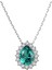 925 Ayar Gümüş Kristal Kolye Kolye 6.50 Ct Armut Şekli Taş Birthstone Kadınlar Için (Yurt Dışından) 1