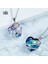Romantik Sevgililer Yeni Yıl Hediyesi Mücevher Kolye, Kadınlar Için Kristal Kolye Kolye Takı Kadınlar Için Birthstone Kolye, Okyanusun Kalbi (Yurt Dışından) 2