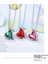 Kadınlar Için Aşk Kalp Kolye Kolye Gümüş Ton Gül Altın Ton Kristaller Birthstone Anneler Günü Sevgililer Günü Takı Hediyeler Kadınlar Için, Beyaz Altın Kırmızı (Yurt Dışından) 2