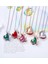 Kadınlar Için Aşk Kalp Kolye Kolye Gümüş Ton Gül Altın Ton Kristaller Birthstone Anneler Günü Sevgililer Günü Takı Hediyeler Kadınlar Için, Gül Altın Aurore Boreale (Yurt Dışından) 4