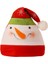 4 Paket Noel Şapka Karikatür Şapka Noel Kostüm Partisi ve Tatil Etkinliği Için Lüks Peluş Şapka (Karikatür Kardan Adam Şapka) (Yurt Dışından) 3
