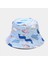Unisex Deniz Animail Desenli Baskılı Kova Şapka Çift Taraflı Aşınabilen Çift Taraflı Balıkçı Şapkası (Yurt Dışından) 1