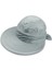 Plaj, Balık Tutma, Yürüyüş, Kamp, Seyahat Için Kadın Upf 50+ Uv Güneş Korumalı Dönüştürülebilir Plaj Şapkası (Gri Mavi) (Yurt Dışından) 1