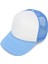 Ayarlanabilir Snapback Askılı Iki Renkli Trucker Şapka Yazlık Örgü Şapka, Gök Mavisi (Yurt Dışından) 1