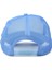 Ayarlanabilir Snapback Askılı Iki Renkli Trucker Şapka Yazlık Örgü Şapka, Gök Mavisi (Yurt Dışından) 3