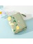Cute Lemon Zipper Pocket Trifold Small Wallets Card Holder Id Window Purse Coin Pouch For Women Ladies (Green, Lemon Print) (Yurt Dışından) 3