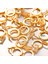 Avekı 18K Zarif Altın Kaplama Açacağı Kübik Zirkon Harf Charm Huggie Hoop Küpeler Harfleri Az 26 Harf Charm Küpeler Kişiselleştirilmiş Minik Dangle Minimalist Ilk Takı Sembolik Hediye (Yurt Dışından) 5