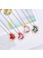 Kadınlar Için Aşk Kalp Kolye Kolye Gümüş Ton Gül Altın Ton Kristaller Birthstone Anneler Günü Sevgililer Günü Takı Hediyeler Kadınlar Için, Gül Altın Mor (Yurt Dışından) 3