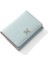 Cute Bow Wallet With Pink Stone Tri-Folded Small Wallet Cash Pocket Card Holder Id Window Purse For Women Girls (Lıght Blue, Bow Stone) (Yurt Dışından) 1
