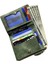 Kadın Rfid Küçük Bifold Deri Cüzdan Bayan Mini Fermuarlı Bozuk Para Cüzdanı Kimlik Kartı Cebi, Ince Kompakt Ince ---- Yeşil B (Yurt Dışından) 4