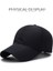 Unisex Düz Renk Beyzbol Şapkası Çabuk Kuruyan Nefes Alabilen Baba Şapkası (Yurt Dışından) 1