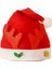 4 Paket Noel Şapka Karikatür Şapka Noel Kostüm Partisi ve Tatil Etkinliği Için Lüks Peluş Şapka (Kırmızı Boynuz Şapka) (Yurt Dışından) 3