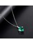 Hatıra Takı Birthstone Kristal Urn Kolye Kalp Anıt Hatıra Kolye Kül Tutucu Kremasyon Takı Külleri (Koyu Yeşil) (Yurt Dışından) 2