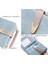 Bayan Cüzdan Rfid Küçük Bifold Cüzdan, Bayan Fermuar Kart Debriyaj Bozuk Para Cüzdanı Bileklik ---- Açık Mavi (Yurt Dışından) 4
