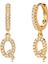 Avekı 18K Zarif Altın Kaplama Açacağı Kübik Zirkon Harf Charm Huggie Hoop Küpeler Harfleri Az 26 Harf Charm Küpeler Kişiselleştirilmiş Minik Dangle Minimalist Ilk Takı Sembolik Hediye (Yurt Dışından) 1