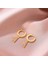Avekı 18K Zarif Altın Kaplama Açacağı Kübik Zirkon Harf Charm Huggie Hoop Küpeler Harfleri Az 26 Harf Charm Küpeler Kişiselleştirilmiş Minik Dangle Minimalist Ilk Takı Sembolik Hediye (Yurt Dışından) 4