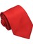 Iş Amaçlı Gündelik Erkek Kravat, Polyester Ipek Dimi, El Yapımı Düz Renk Kravat, Kırmızı (Yurt Dışından) 1