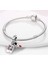 Avekı Bilezikler Için 925 Ayar Gümüş Charm Avrupa Bilezikler Için Nazar Seyahat Dangle Takılar Kadın Genç Kızlar Için Kolye Kolye Boncuk Takı , Makyaj Üç Parçalı Set Charm (Yurt Dışından) 2