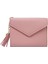 Small Wallet For Women，ultra Slim Pu Leather Credit Card Holder Clutch Wallets For Women---Pink (Yurt Dışından) 1