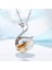 Romantik Sevgililer Yeni Yıl Hediyesi Mücevher Kolye, Kristal Kolye Kolye Takı Kadınlar Için Birthstone Kolye Kadınlar Için, Kuğu (Yurt Dışından) 2