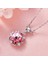 Romantik Sevgililer Yeni Yıl Hediyesi Mücevher Kolye, Kadınlar Için Kristal Kolye Kolye Takı Kadınlar Için Birthstone Kolye, Çiçek (Yurt Dışından) 3