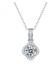 Gümüş Hakiki Veya Oluşturulmuş Yuvarlak Kesim Birthstone Kolye Kolye (Yurt Dışından) 1