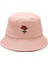 Komik Işlemeli Kova Şapka Sevimli Desen Balıkçı Kap Kadınlar Için Paketlenebilir Güneş Şapkaları, Erkekler --- Gül Pembe (Yurt Dışından) 1