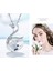 Romantik Sevgililer Yeni Yıl Hediyesi Mücevher Kolye, Kristal Kolye Kolye Takı Kadınlar Için Birthstone Kolye Kadınlar Için, Kuğu (Yurt Dışından) 4