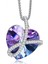 Romantik Sevgililer Yeni Yıl Hediyesi Mücevher Kolye, Kadınlar Için Kristal Kolye Kolye Takı Kadınlar Için Birthstone Kolye, Okyanusun Kalbi (Yurt Dışından) 1
