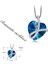 Romantik Sevgililer Yeni Yıl Hediyesi Mücevher Kolye, Kadınlar Için Kristal Kolye Kolye Takı Kadınlar Için Birthstone Kolye, Okyanusun Kalbi (Yurt Dışından) 3