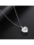 Hatıra Takı Birthstone Kristal Urn Kolye Kalp Anıt Hatıra Kolye Kül Tutucu Kremasyon Takı Külleri (Sütlü) (Yurt Dışından) 2