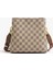 Kova Çanta Retro Dama Tahtası Omuz Çantası Sıcak Satış Dikiş Kontrast Renk Moda Omuz Crossbody Çanta (Yurt Dışından) 4