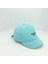 Erkekler ve Kadınlar Için Işlemeli Yazı Kısa Kenarlı Kap Ayarlanabilir Beyzbol Şapkası (Açık Mavi) (Yurt Dışından) 1