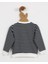 Erkek Çocuk Çizgili Baskı Detaylı Sweatshirt (6AY-4YAŞ) 2