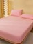 Ranforce Pamuklu Pembe Yastık Kılıflı Lastikli Çarşaf Takımı Çift Kişilik 180 x 200 1