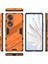 Honor 70 Için Sert Pc Tpu Hibrit Düşme Önleyici Stand Telefon Kılıfı - Turuncu (Yurt Dışından) 2