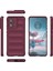 Motorola Edge 40 Neo Için Yumuşak Tpu Kaymaz Telefon Kılıfı - Koyu Kırmızı (Yurt Dışından) 3