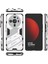 Xiaomi 12S Ultra Için Sert Pc Tpu Hibrit Düşme Önleyici Stand Telefon Kılıfı - Beyaz (Yurt Dışından) 2