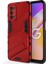 Oppo A54 5G/A74 5G/A93 5g/oneplus Nord N200 Için Sert Pc Tpu Hibrit Düşme Önleyici Stand Telefon Kılıfı - Kırmızı (Yurt Dışından) 3