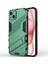 iPhone 15 Plus Için Sert Pc Tpu Hibrit Düşme Önleyici Stand Telefon Kılıfı - Yeşil (Yurt Dışından) 3