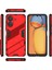 Xiaomi Redmi 13C /poco C65 Için Sert Pc Tpu Hibrit Düşme Önleyici Stand Telefon Kılıfı - Kırmızı (Yurt Dışından) 2