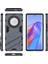 Honor X40 /honor X9A /magic5 Lite Için Sert Pc Tpu Hibrit Düşme Önleyici Stand Telefon Kılıfı - Gri (Yurt Dışından) 2