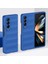 Samsung Galaxy Z Fold 4 5g Için Dayanıklı Pc Kauçuk Darbeye Dayanıklı Telefon Kılıfı - Kırmızı (Yurt Dışından) 1