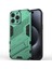 iPhone 15 Pro Için Sert Pc Tpu Hibrit Düşme Önleyici Stand Telefon Kılıfı - Yeşil (Yurt Dışından) 3