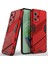 Xiaomi Poco X5 /redmi Note 12 5g Için Sert Pc Tpu Hibrit Düşme Önleyici Stand Telefon Kılıfı - Kırmızı (Yurt Dışından) 1