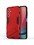 Samsung Galaxy A25 Için Sert Pc Tpu Hibrit Düşme Önleyici Stand Telefon Kılıfı - Kırmızı (Yurt Dışından) 3