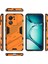 Xiaomi 13T/13T Pro/redmi K60 Ultra Için Sert Pc Tpu Hibrit Düşme Önleyici Stand Telefon Kılıfı - Turuncu (Yurt Dışından) 2